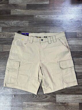 CAT Caterpillar Men's Cargo Work Shorts Size 40 Tan NWT Workwear